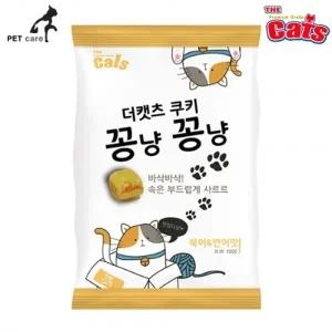 더캣츠 쿠키 꽁냥꽁냥 100g (북어.연어맛)