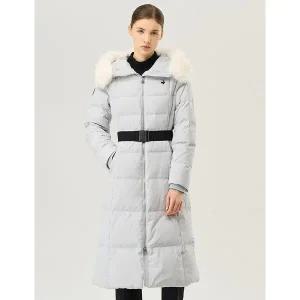[르꼬끄](강남점)[이월][30% OFF] 여성 밍크퍼 구스 롱다운 LGR / QP422ODJN2