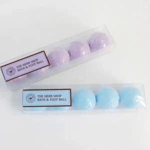 더허브샵 배스 족욕볼 30g 5개입 족욕 입욕 스파 마사지 아로마 발관리 각질 힐링 휴식 라벤더 페퍼민트
