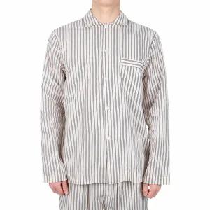 [테클라] 공용 포플린 스트라이프 파자마 긴팔 셔츠 (SWT HS)