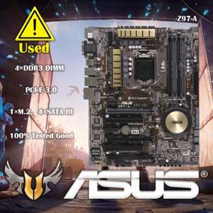 Asus Z97-A 데스크탑 LGA 1150 코어 i7 DDR3 SATA3 USB3.0