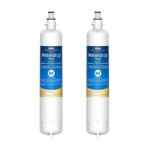 GE RPWFE , RPWF 칩 NSF 401 냉장고 정수 필터용 워터드롭 플러스 WDP-F19C 교체, WSG-4, GFE28GBLTS, GFE28GSKSS, PFE28KKES와 호환, 2 필터 패키지는 에 따라 달라질