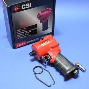 CSI 초소형 경량 숏타입 미니임팩렌치 CS-77 12.7mm 98mm 1.2kg 에어임팩트렌치 로터리날 교체 좁은공간 자