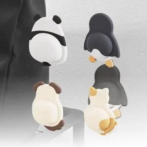 방문충격방지 동물스티커 도어충격완화 문쾅 쿠션패드