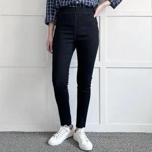 빅사이즈 509 데일리밴딩블랙스키니진 DLOP815