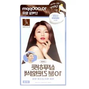 쌍문상회 엘라스틴 10분 간편염색약 새치용 흑갈색 4회분 -O