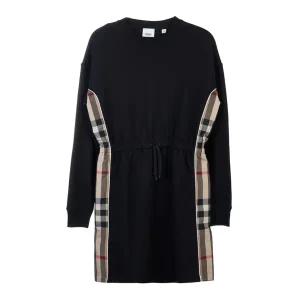 [롯데백화점]버버리 [라벨루쏘] 여아 롱 슬리브 체크 패널 코튼 드레 8047627 C KG2 MILLY DRESS A1189 (6-