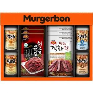 [머거본] 2025년 설 선물 육포혼합형 세트 635g 1+1