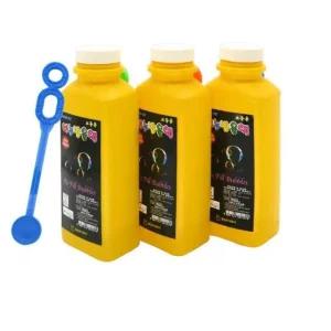 비눗방울액 무지개비눗방울액 리필용 -500mL 뿔대포함 (WFJOAGF)