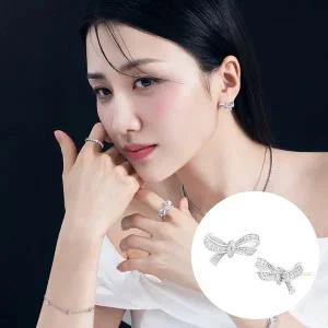 [DIAME][박하선PICK] 보우보우 18K골드 랩그로운 다이아몬드 귀걸이 FGDE1303WLAB
