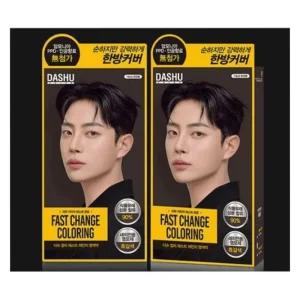 DASHU 컬러 새치전용 염색제 흑갈색 120ml x 2개