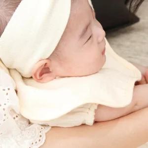 예꼬맘 아기 턱받이 3개 순면 거즈 침받이 빕