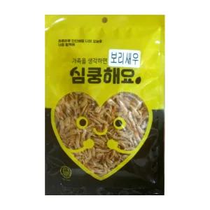 맑고푸른 보리새우 건새우 볶음 조림용 반찬용 50g 1개 