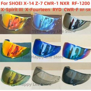 오토바이 바이크 선바이저 썬바이저 선스크린 SHOEI X14 X 14 Z7 Z 7 CWR 1 CWR1 NXR RF 1200 RF1200 Spirit3 Spirit III Fourteen RYD F SR 쉴드용 헬멧 바이저