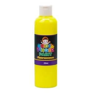핑거페인트 250ml 낱색 형광색 미술놀이 형광노랑 (WFJRIVP)