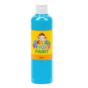 하늘색 낱색 핑거페인트 미술놀이 250ml (WFJRIUV)
