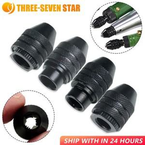 Dremel 유선 로터리 도구 용 0.5-3.2mm 멀티 드릴 척 열쇠가없는 비트 어댑터 변환기 콜레트 변경 없음