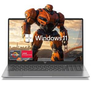 카이거 노트북 AMD Ryzen 7 5700U 15.6인치 16GB DDR4 512GB SSD 노트북-컴퓨터 WiFi 6 숫자 키패드 HDMI 타입-C 3.5mm 오디오 웹캠 USB 3.2 학생용