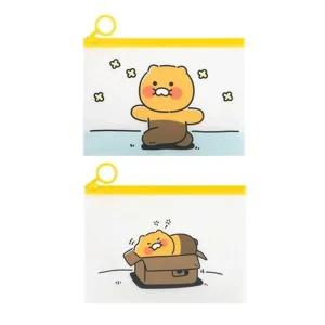 [아우트]춘식이 핸드백 PVC 파우치 투명백(랜덤1개)
