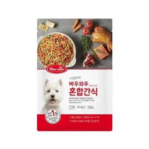 [콩심팥심]애견간식 바우와우 혼합간식 1팩 150g