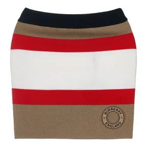 [롯데백화점]버버리 [라벨루쏘] 여아 로고 그래픽 아플리케 울 스커트 8057927 C KG3 BAILE ICON SKIRT A70