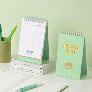 100일 목표 스탠드형 플래너 1P 탁상용 공부 스케줄러 100일플래너 만년형플래너 스케줄러