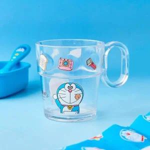 도라에몽 도트 손잡이컵 220ml