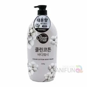 순수한 코튼 바디워시 1200g 샤워 클렌징제 피부보습 바디세정제 (WFJSTXR)