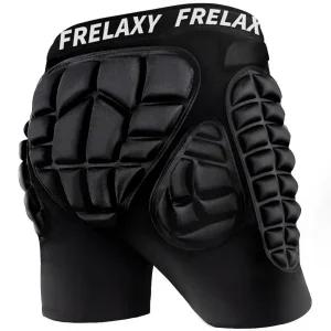 Frelaxy 스노우보드 스케이트 스키용 3D 보호 패딩 반바지 엉덩이 패드 꼬리건강에 도움 엉덩이를 위한 (블