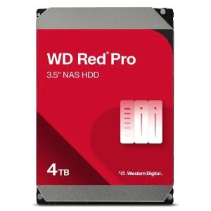 Western Digital 4TB WD 레드 프로 NAS 내장 하드드라이브 HDD 7200 RPM SATA 6 Gb/s CMR 256 MB 캐시 3.5