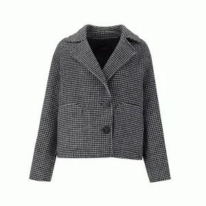 [SOUP] 헨드메이드 체크패턴 숏 자켓_SZ1JK8ASG