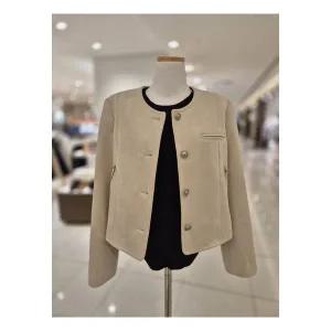 숲 노카라 스웨이드 크롭 자켓 (SB2LE30) 724990