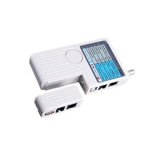 가용 4 in 1 리모트 제어 RJ11 RJ45 USB BNC LAN 네트워크 전화 케이블 테스터 미터 장치 기계 와이어 고속