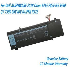 Dell NWARE  orion M15 R1 P82F P40E P79F P37E Inspiron G5 5590 G7새 1F22N 15 2V 60WH 노트북 배터리