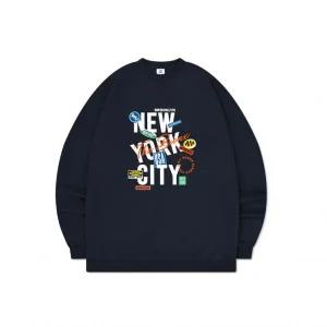 폴앤폴 NYC-Boroughs 스탠다드 남여공용 맨투맨 6컬러