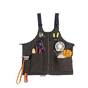 CAMPING 조끼 + 가방 2IN1 와이드508 멀티조끼 ?카키 캠핑조끼 공구용품 작업앞치마 안전용품 목공