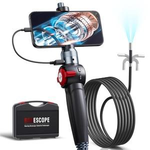 랄캠 형 내시경 양방향 180   IOS/Android용 10개의 LED 조명이 조향 8 5mm 검사 카메라