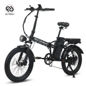AU테크 스카닉 M20 MAX 바팡모터 최대 850W 접이식 전동 전기자전거 48V 10Ah 완조립