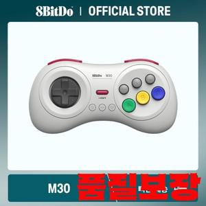 Sega Genesis 메가 드라이브 스타일을 갖춘 Nintendo Switch PC macOS 및 Android용 M30 Bluetooth 게임패