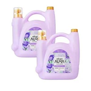 샤프란 아우라 화이트릴리 5.5L x 2개 대용량 섬유유연제