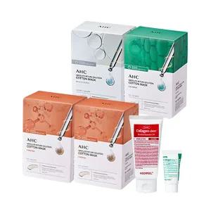 AHC 순면 마스크팩 100매 (퍼밍50 브라이트닝25 카밍25) + 메디필 레드락토 폼클렌저 120ml + 15ml