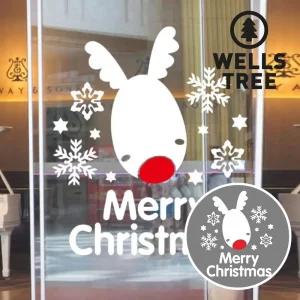 크리스마스 스티커 xmas61/시트지/데코스티커/벽지