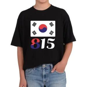 반팔티 기능성메쉬 반팔티 815 8월15일 광복절 태극기 나라사랑 독립 전사이즈
