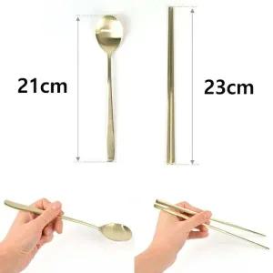 고급 티타늄 수저 21cm 젓가락 23cm 1세트_22825522