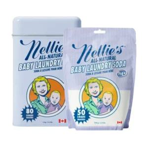 넬리 세탁세제 베이비 유아 틴케이스 1kg + 리필 726g BNS