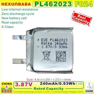 5pcs [F024] 3.87V 4.45V 240MAh PL462023 Amazfit Gts 3 A2035 스마트 스포츠 시계 1ICP5/20/22 용 폴리머