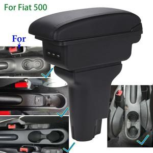 Fiat 호환 500 팔걸이 상자 CRONOS 자동차 보관함 정리함 전용 내부 세부 정보 강화  액세서리
