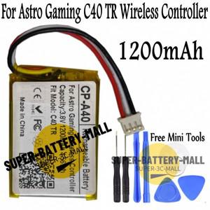 WYORESY Astro Gaming C40 TR 무선 컨트롤러용 새 1200mAh 4.56Wh 수리 배터리