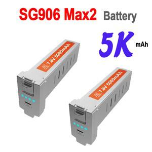 드론 배터리 4K 블랙 Max2 MAX2 SG906 프로페셔널 ZLL 5000mAh 액세서리 SG906Max2 예비 7 6V