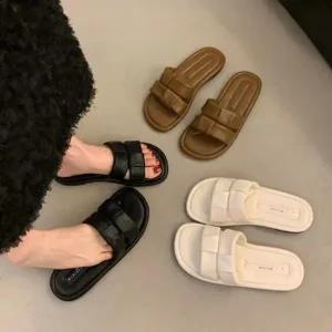 실내화 하이힐 가을 여성뮬슬리퍼 편안한 스틸레토